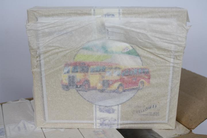 Corgi - A trade box of 6 x unopened Corgi Buses Of Yelloway box sets containing a Bedford OB Coach