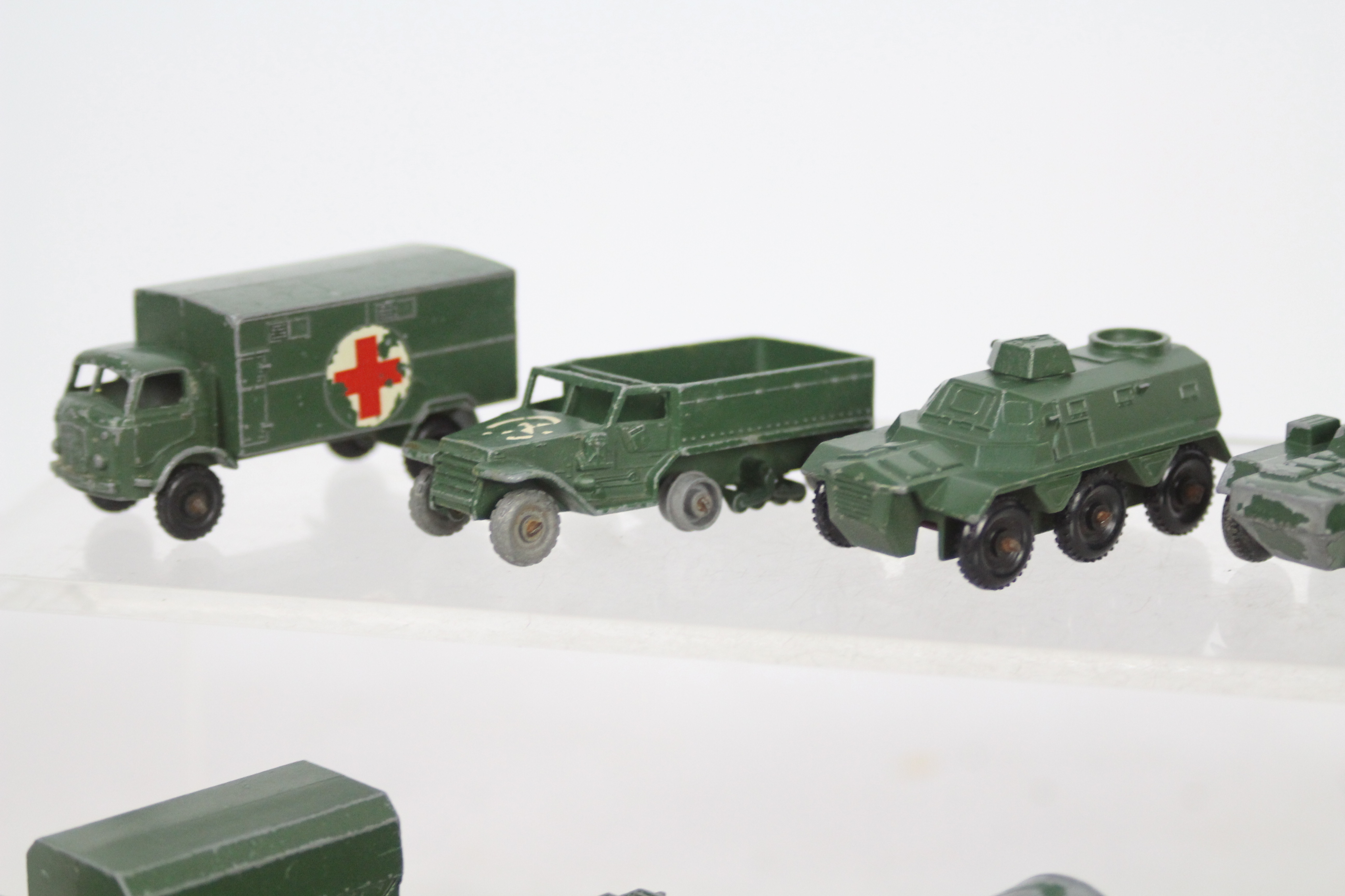 Matchbox - 12 x unboxed military models including Scammell Breakdown Truck # 64, - Image 2 of 6