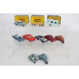 Matchbox, Lesney, Moko - A group of 10 Matchbox Regular Wheels, three of which are boxed.