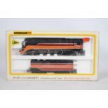 Bachmann - A boxed HO scale Southern Pacific 4-8-4 Daylight steam loco operating number 4454.