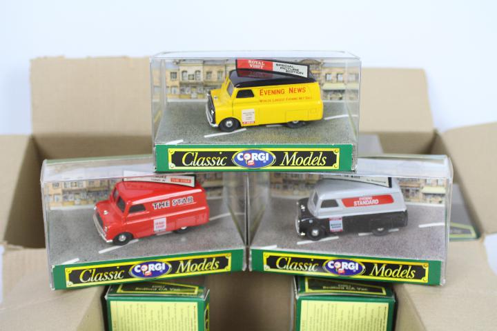 Corgi - 3 x trade boxes of Corgi Bedford CA Van models # D981, - Image 2 of 2