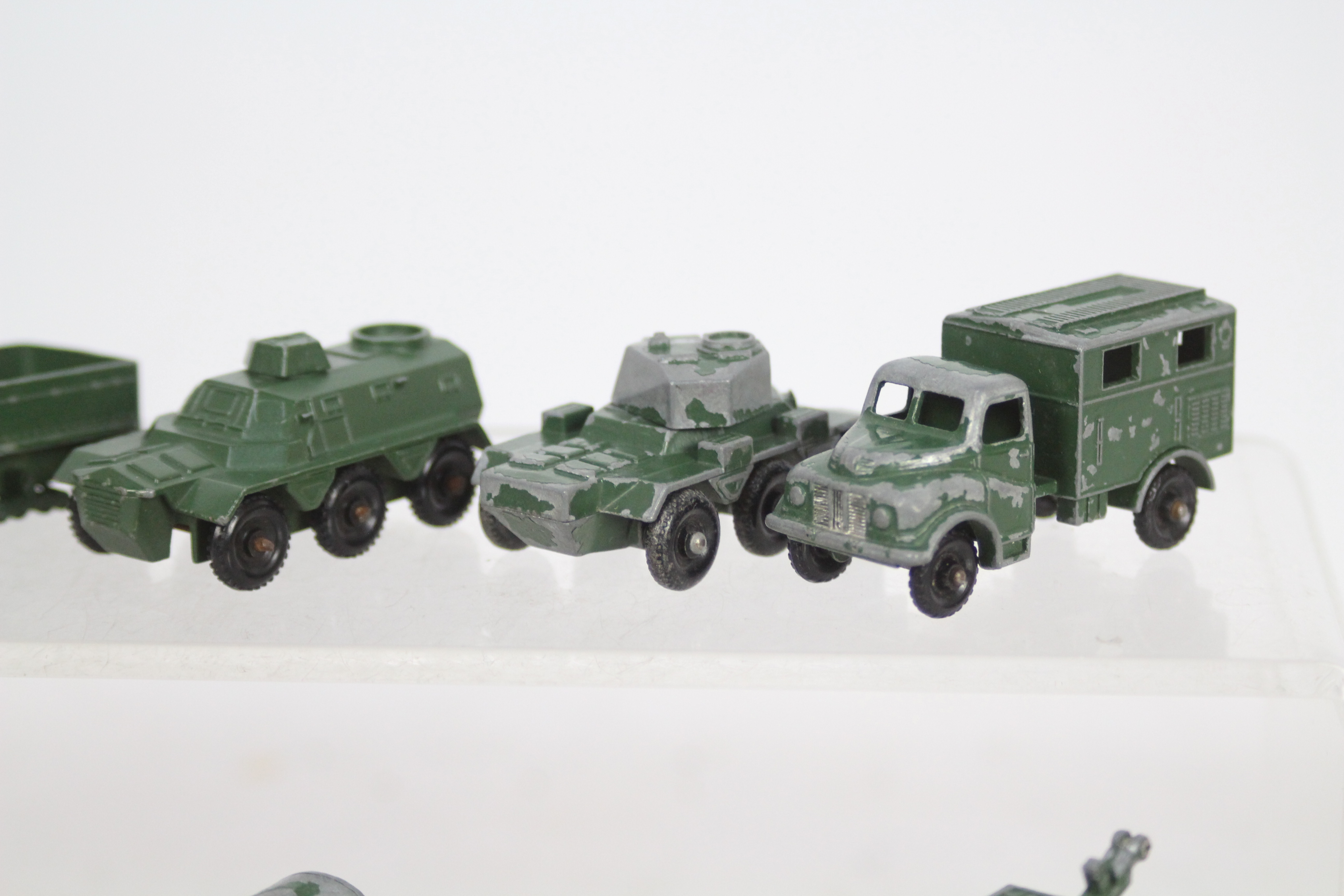 Matchbox - 12 x unboxed military models including Scammell Breakdown Truck # 64, - Image 3 of 6