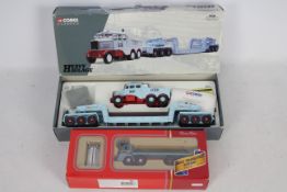 Corgi - Heavy Haulage 2 x limited edition truck sets in 1:50 scale,