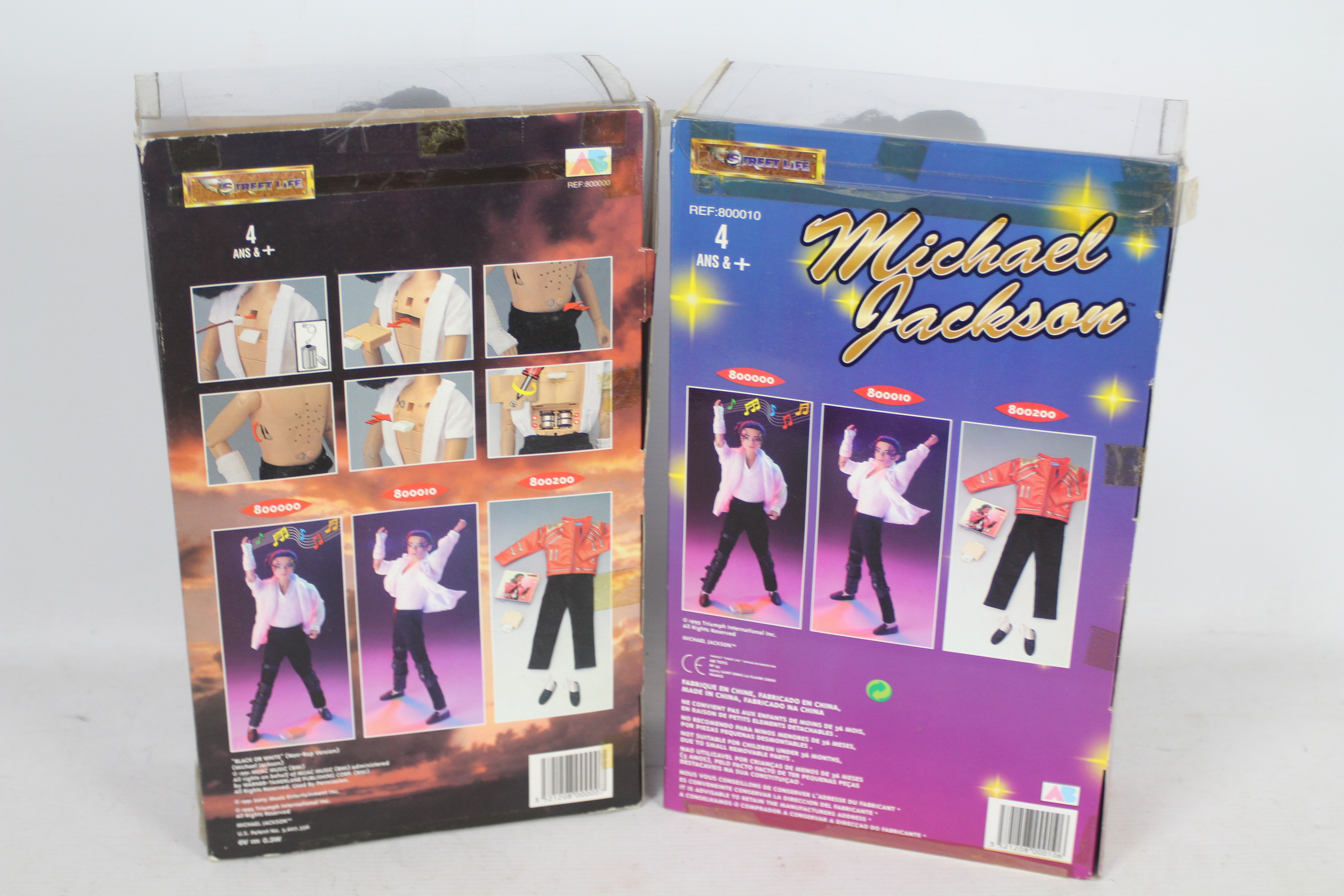 2 x Michael Jackson - Street Life - Figures to include #8000000 & #800010 Black or White editions - Bild 4 aus 4