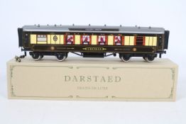 Darstaed - A boxed Darstaed 'Trains De Luxe' O Gauge tinplate 'Golden Arrow' Pullman Kitchen 1st