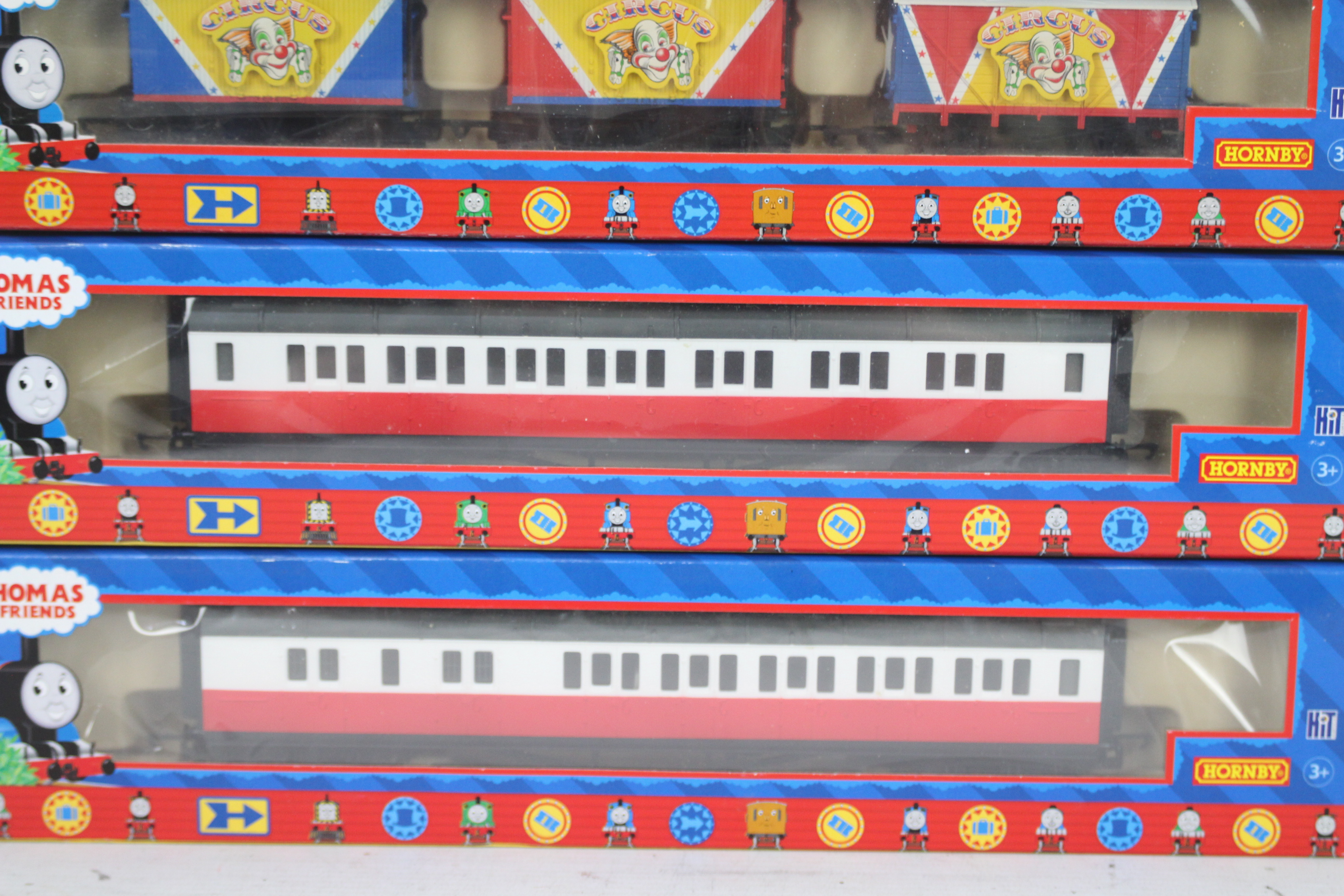 Hornby - Four boxed Hornby OO gauge 'Thomas the Tank Engine & Friends' items of 'Circus' rolling - Image 2 of 3