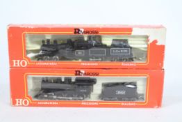 Rivarossi 2 x boxed HO Gauge steam locos,