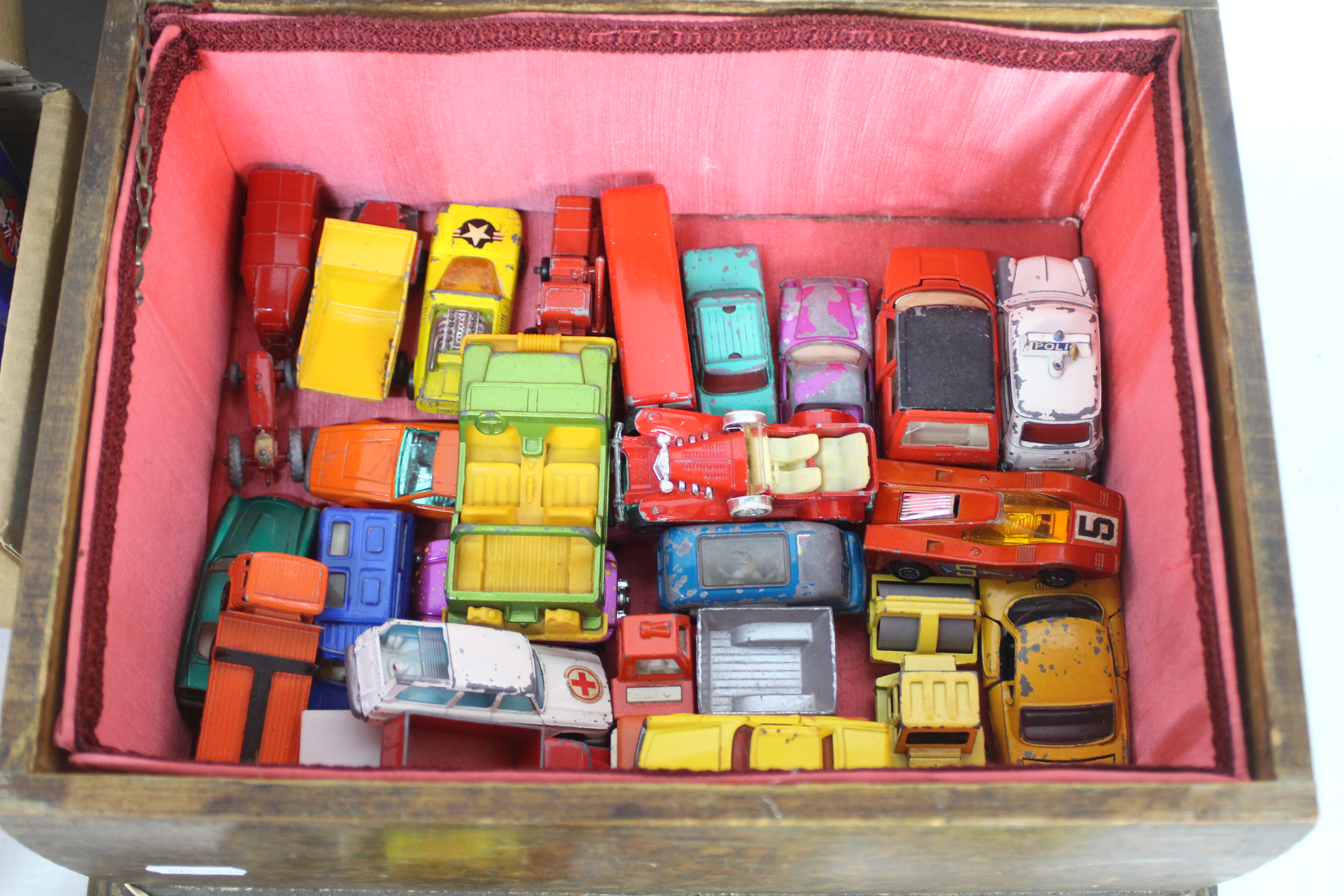 Dinky - Corgi - Matchbox - A collection of 40 plus boxed and loose vehicles including Massey Harris - Image 5 of 5