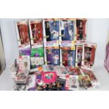 A large collection of Spice Girls barbie styled figures and collectibles.