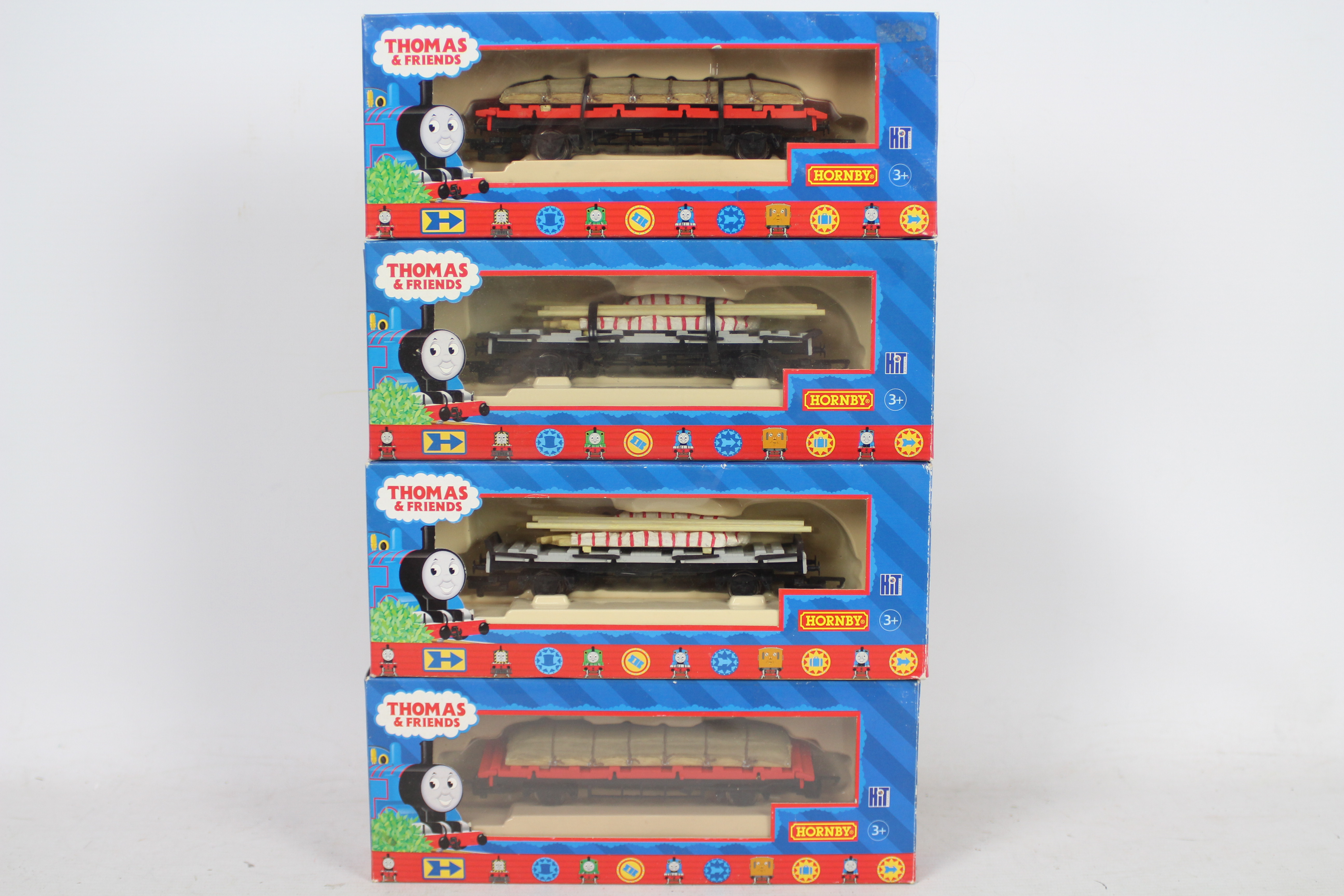 Hornby - Four boxed Hornby OO gauge 'Thomas the Tank Engine & Friends' items of 'Circus' Flatbed