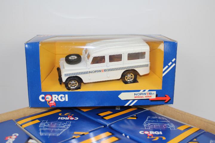 Corgi - 11 x unopened Corgi 1:36 scale Land Rover models in special issue Norweb plc livery. - Image 2 of 4