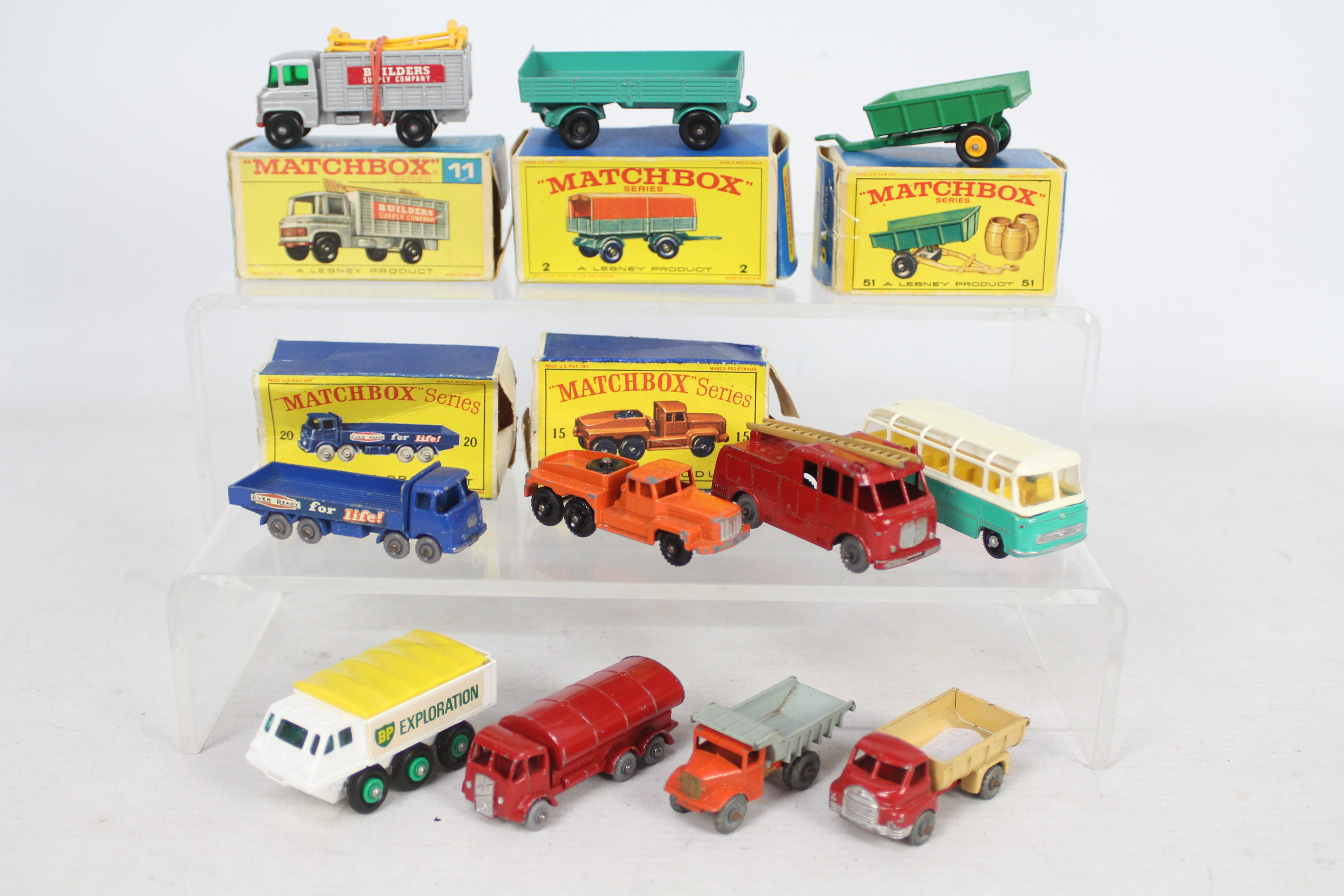 Matchbox, Lesney, Moko - A collection of 11 Matchbox Regular Wheels, five of which are boxed.