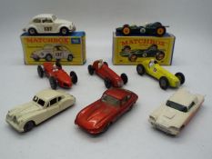 Matchbox, Lesney, Moko - Eight predominately Matchbox Regular Wheels model vehicles.