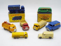 Matchbox, Lesney, Moko - A collection of eight Matchbox Regular Wheels, two of which are boxed.