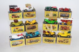 Matchbox Yesteryear - 12 boxed early series models in the windowless boxes including a 1911 Ford