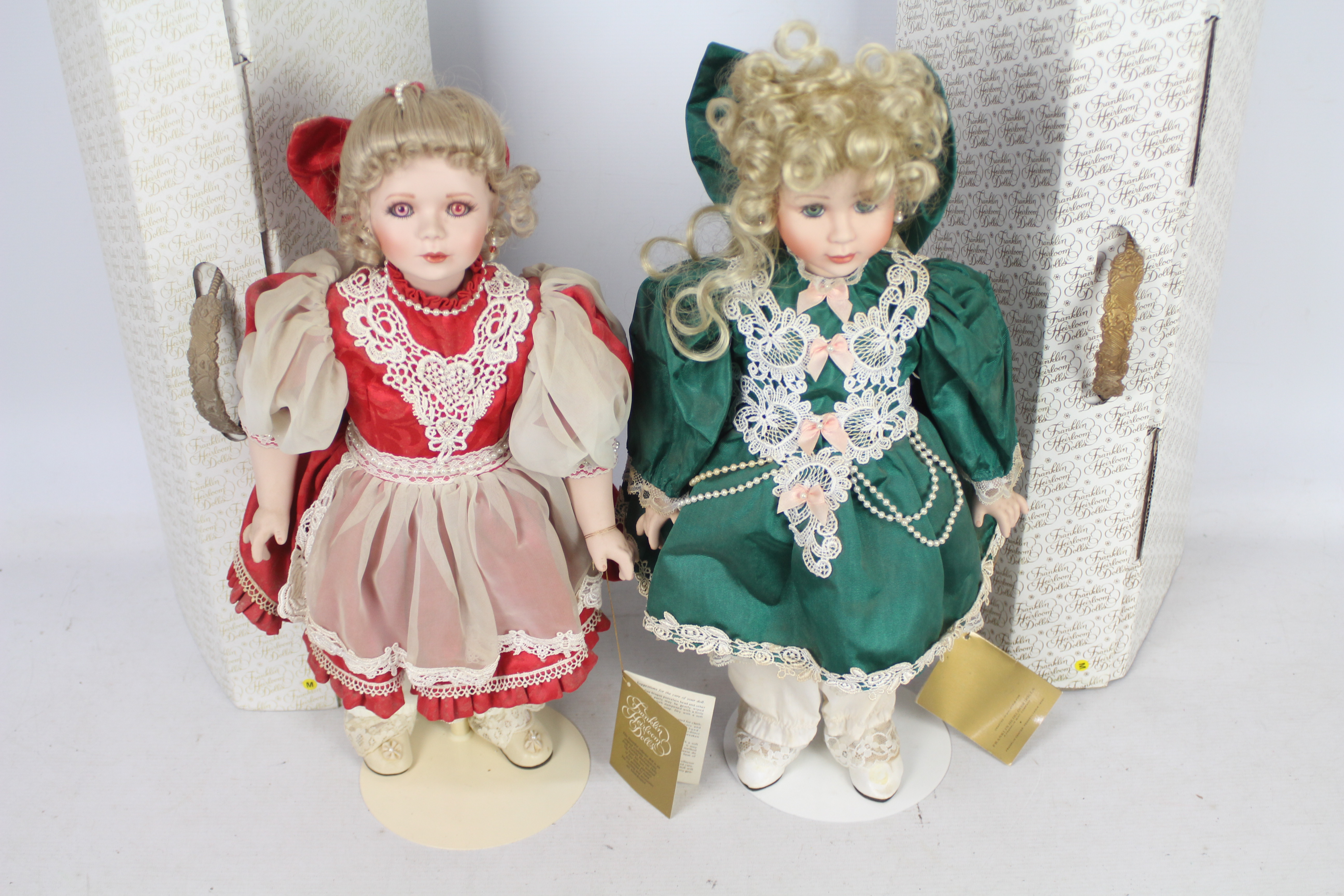 Franklin - 2 boxed Franklin Heirloom Dolls, - Image 3 of 3