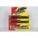 Hornby - 4 boxed OO gauge items, 2 x car transporter wagons # R6423,