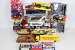Corgi - Dickie - Motor Max - Solido - 26 mostly boxed vehicles including Lancaster Bomber,