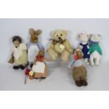 Barton Bears - Lot includes a mohair 'Puddington' Barton Bear with glass eyes, stitched nose,