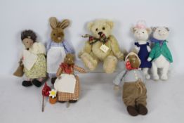 Barton Bears - Lot includes a mohair 'Puddington' Barton Bear with glass eyes, stitched nose,