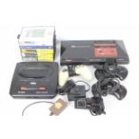 Sega - Sega Master System Mk1 computer with power adapter (plastic earth pin missing) with 1