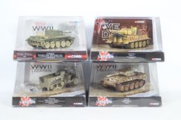 Corgi - Four boxed diecast military vehicles from the Corgi 'WWII Legends - VE Day The Fall of