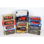 Bburago - Maisto - Carousel - 10 x boxed models mostly in 1:24 scale including McLaren 12C, Audi TT,