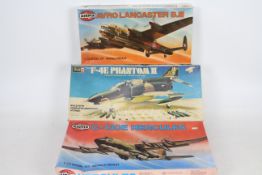 Airfix - Revell - 3 boxed airplane model kits, Avro Lancaster B.