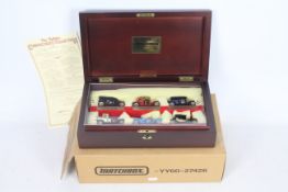 Matchbox - Yesteryear - A limited edition Connoisseurs Set of six models in a wooden case with
