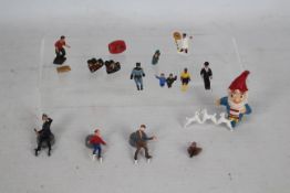 Corgi - Tri-ang A collection of 15 accessory figures including Corgi Batman, Jeeves,