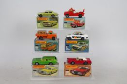 Matchbox - Superfast - 6 boxed vehicles including Ford Escort RS2000 # 9, Ford Cortina # 55,