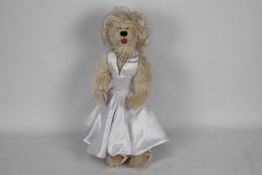 Loving Stitches - A artist made Marilyn Monroe bear by Margaret Jackson for Loving Stitches.