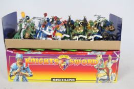 Britains - A Britains Knights Of The Sword Counter Top Pack complete with 18 mounted figures,