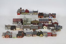 Hornby - Lyddle End - A collection of 37 N gauge buildings including a Church, Bus Garage,
