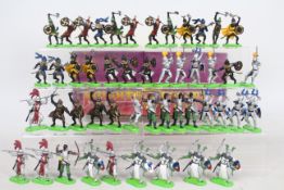 Britains - A Britains Knights Of The Sword Counter Top Pack # 7913 complete with 48 figures,