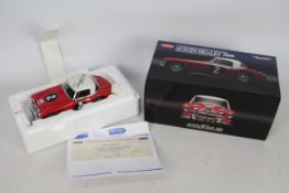 Kyosho - Diecast Legends - A signed limited edition 1:18 scale 1964 Austin Healey 3000 Austrian