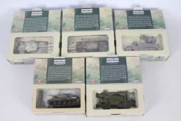 Corgi - A battalion of five boxed Limited Edition diecast military vehicles from the Corgi World
