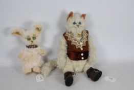 Lily Bear Originals - Lot includes a Lily Bear 'Cat in Boots', which has glass eyes,poly nose,