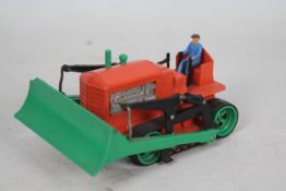 Dinky - A rare 1964 only Blaw Knox Bulldozer # 961 with plastic body, wheels,