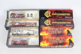 Corgi - Four boxed Premier and Limited Edition diecast 1:50 scale US Fire Engines / Appliances from