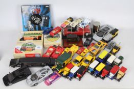 Corgi - Bburago - Ertl - Lledo - 40 plus mostly unboxed car,