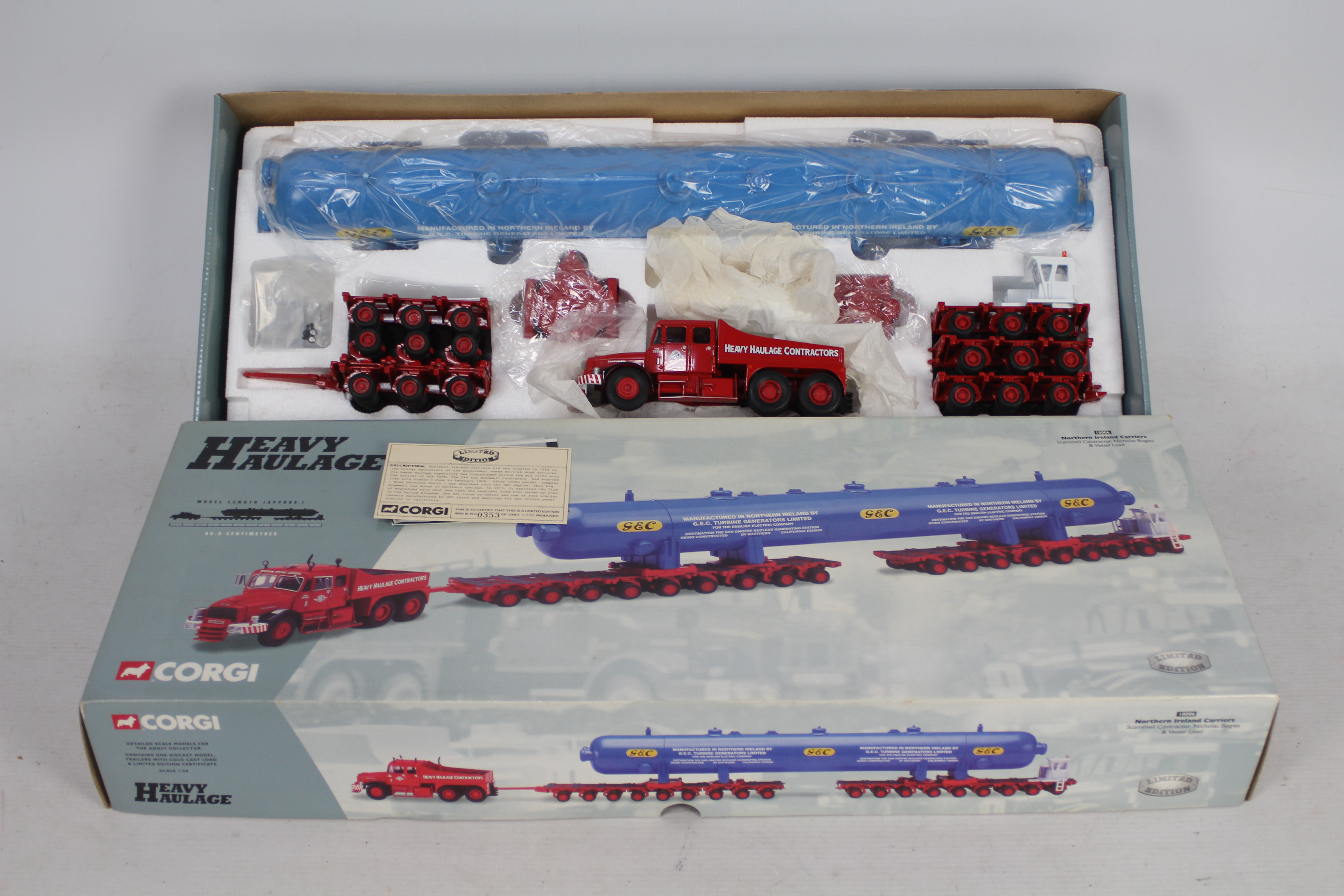 Corgi Heavy Haulage - A boxed Corgi Heavy Haulage Limited Edition #18006 'Northern Ireland