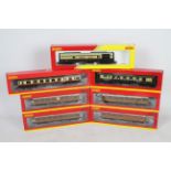 Hornby - 7 boxed OO gauge coaches including three LNER Suburban models # R4572 # R4573 # R4518A and