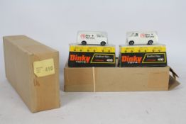 Dinky - 2 x Trade Boxes of Bedford CF Van models # 410.