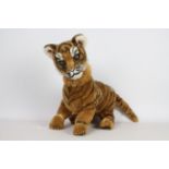 Bears and Friends - A tiger with a metal skeleton, metal neck joint, glass eyes,