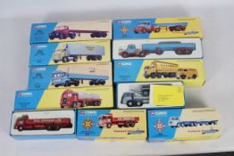 Corgi Classics - Eight boxed diecast 1:50 scale commercial vehicle models.