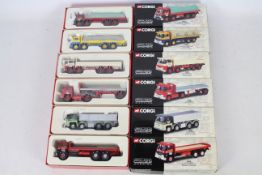 Corgi - Six boxed Limited Edition diecast model trucks from the Corgi 'Guy Invincible' range.