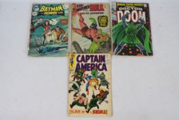 A collection of four DC - Marvel Comics Group from 1960's to include - DC Batman No.