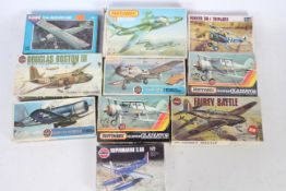 Airfix - Matchbox - Novo - 10 boxed aircraft model kits in 1:72 scale including Fokker DR-1