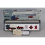 Corgi - Heavy Haulage - A limited edition 1:50 scale MAN Tractor Unit with Bogie and bridge beam